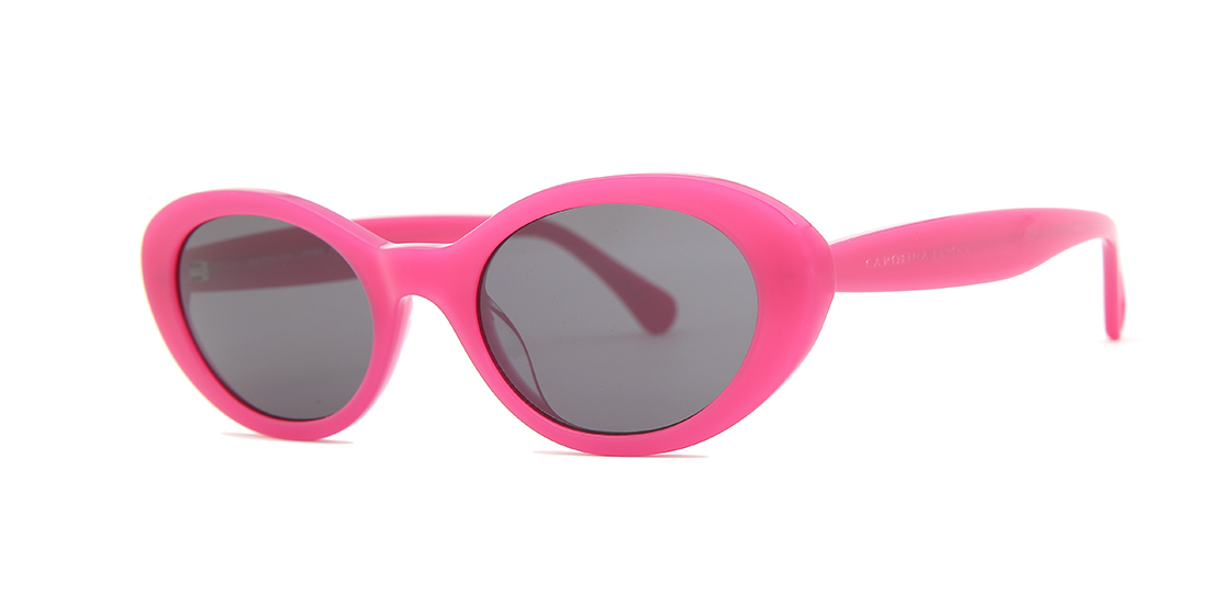 Carolina Lemke Berlin Women\'s Pink Round Sunglasses Carolina Lemke Berlin Unisex Sunglasses Max Round Shape  main image 3
